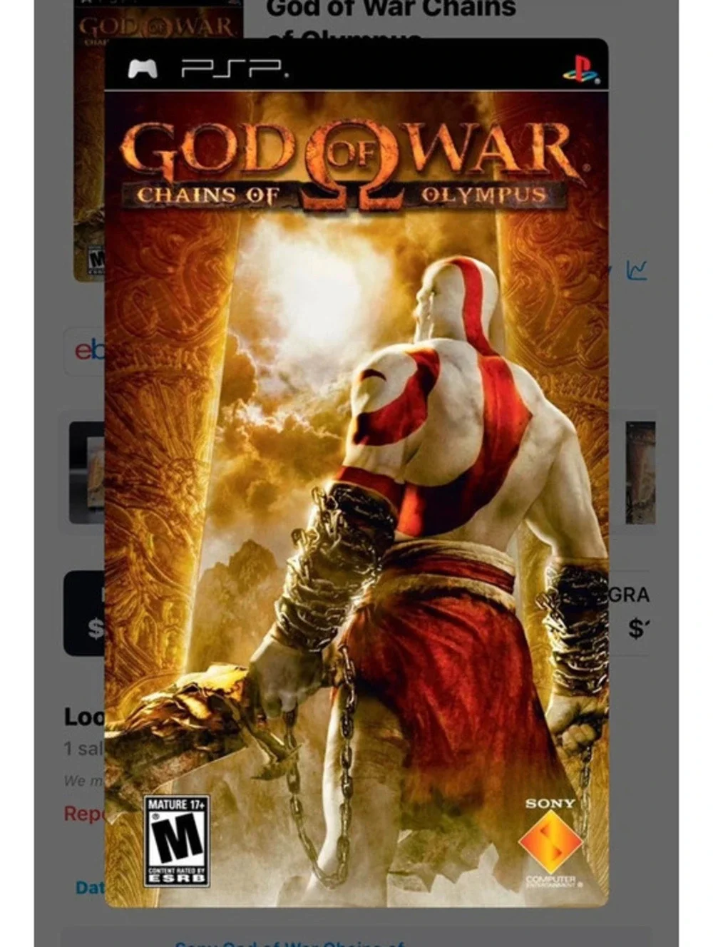 God Of War: Chains of Olympus for PSP